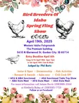 Information on the Bird Breeders of Idaho Spring Fling