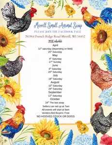 Merrill Poultry Swap Flyer 2026