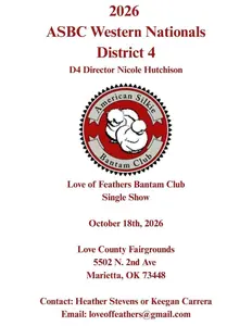 Information on the Love of Feathers Bantam Club