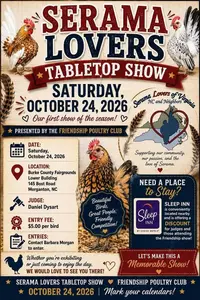 Information on the Friendship Poultry Club Show