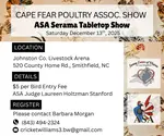 Information on the Cape Fear Poultry Association Show