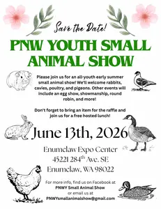 Information on the PNW Youth Small Animal Show
