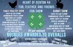 Information on the Heart of Denton 4H Livestock Show