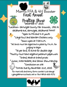 Morris FFA 4H Booster FLyer 2025