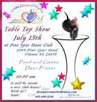 Information on the Serama Lovers of Virginia Table Top Show