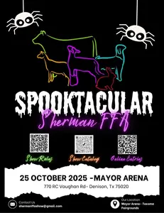 2025 Spooktacular FFA Flyer