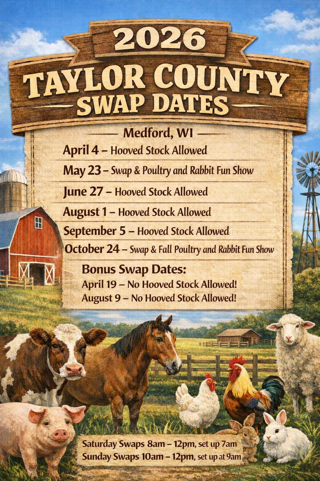 Taylor Swap Flyer 2026