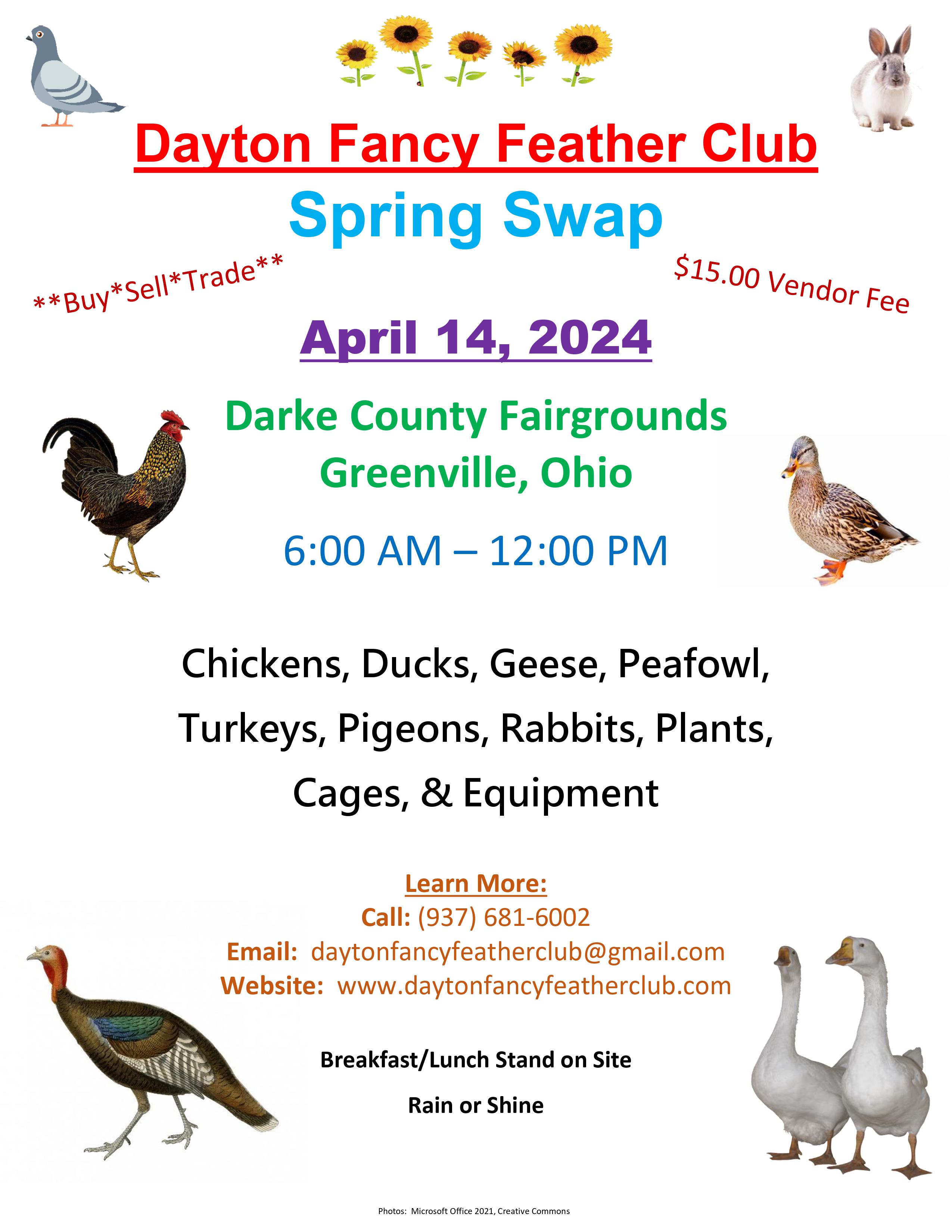 Dayton 2024 Swap Flyer Dayton 2024 Swap Flyer
