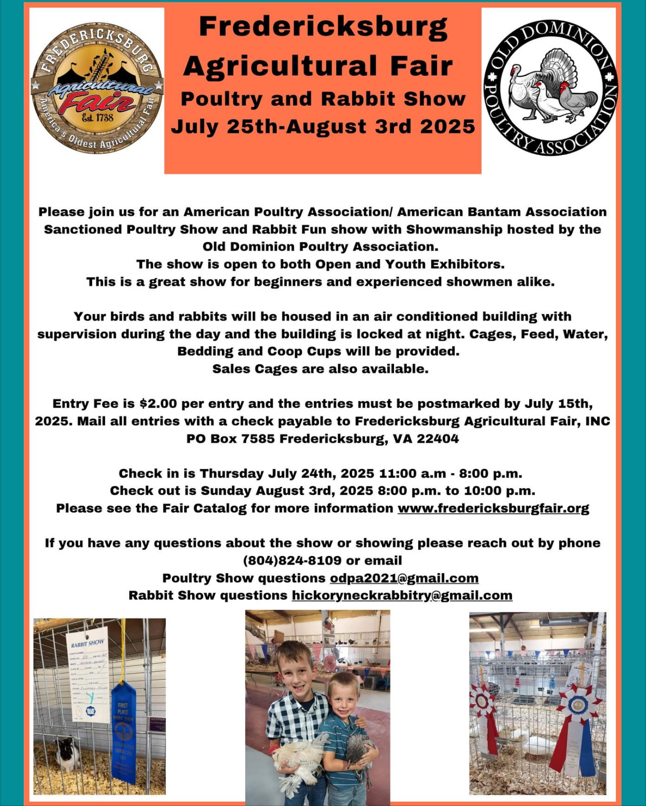 Fredericksburg Fair Flyer 2025 Fredericksburg Fair Flyer 2025