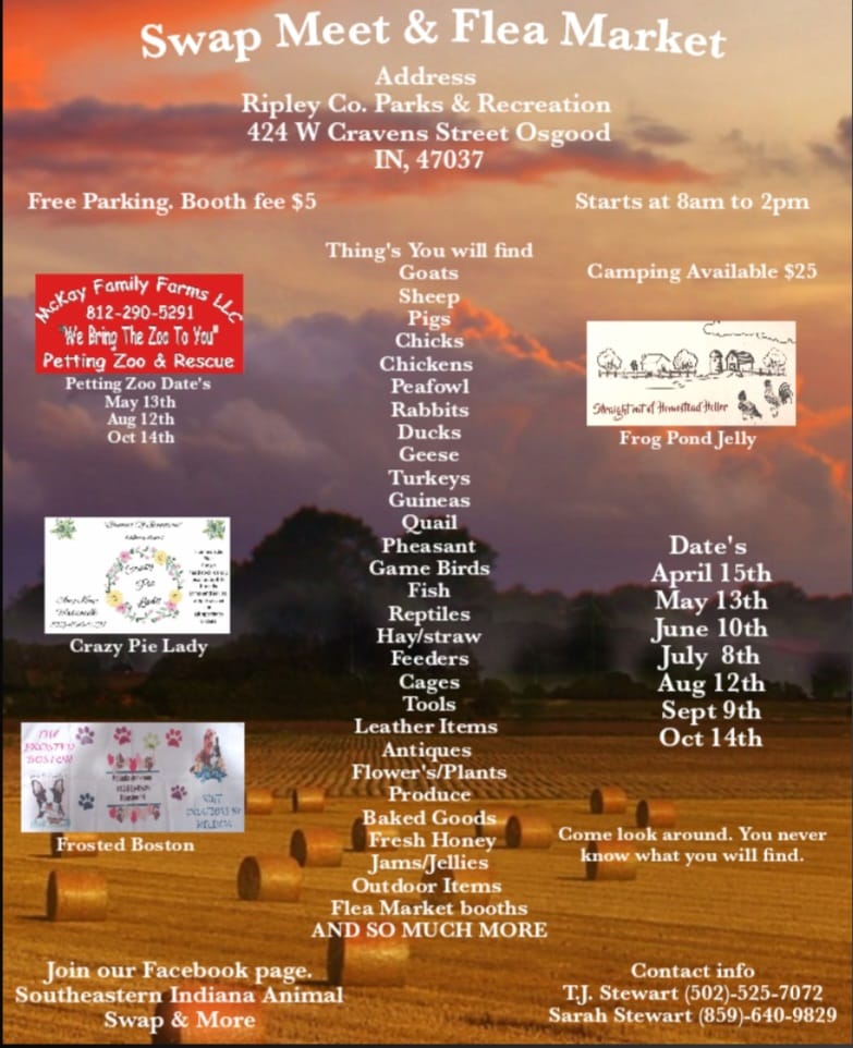Southeastern Indiana Animal Swap Meet & Flea Market