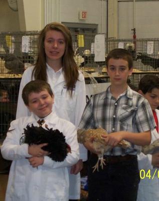 Tioga County, PA Youth: L->R: Dylan Dingman, Rachiel Nowakowski, Matt Shuey